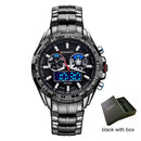 BOAMIGO New Luxury Brand Sports Men Watches Military Fashion Stainless Steel Digital Quartz Watch relogio masculino