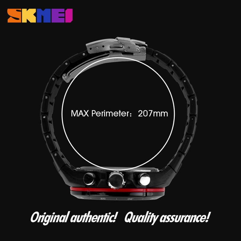 SKMEI 1016 Brand Sport Watch for Men 5Bar Waterproof Stopwatch Dual Display Wristwatches Men&