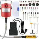 SucceBuy Hanging Flexshaft Mill 380/560/780W Electric Jewelry Grinding Polishing Tools Stepless Speed Stone Wood Sanding Pen Kit