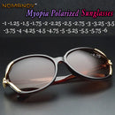 Rushed Butterfly Women Polarized Sun Glasses Ladies Sunglasses Diopter Custom Made Myopia Minus Prescription Lens -1 To -6
