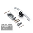 NAIERDI 5PCS Camper Car Push Lock with Handle RV Boat Home Cabinet Drawer Latch Button Locks Furniture Handle Hardware