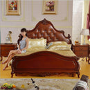 modern American solid wood bed 2 people Fashion  bedroom set furniture d1410