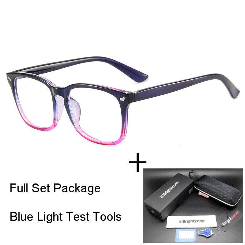 Anti Blue Light Blocking UV400 Anti-Radiation Gaming Protection Mobile Phone Glasses Computer Eyewear Gamer Goggles For MenWomen