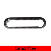 Carbon fiber For Alfa Romeo Giulia Stelvio 2017 2018 2019 2020 ABS Center Air Conditioning Adjustment Frame Trim Car Accessory