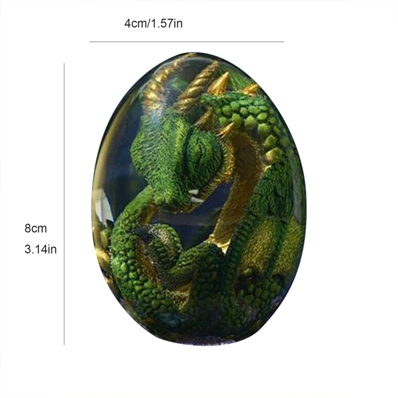 Crystal Lava Dragon Egg Ornamental Collection Decor Dinosaur Egg Statue Resin Dragon Egg Minerale Gemstone Home Decoration