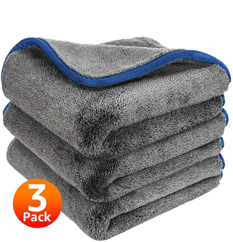 1200GSM Thick Car Wash Microfiber towel Car Cleaning Drying Towels Detailing Polishing Cloth Rags for Cars Kitchen glass 40x40cm