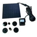 Solarbrunnen mit Wasserpumpe und 3 Sprühköpfen für Teich und Garten