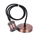 The Edison Halo | Vintage E27 Pendant Lamp Holder, 6 Finishes