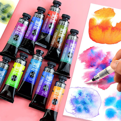 Super Vision 15ml Layered Color Master-level Watercolor Pigment Water Color Paint Tubes for Painting Drawing Art Suppliers