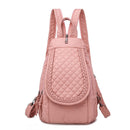 Hochwertiger Rucksack für Damen 2020 Neuer weißer Lederrucksack Schultasche für Teenager-Mädchen Weiblicher Reiserucksack Mochila