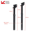 KS Eten -R ETEN-I Travel Seatpost, Remote Mountain Downhill Bike Dropper, EXA, Travel 100, 125mm, 30.9mm, 31.6mm x 100mm