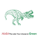 Geometrische Tyrannosaurus Wandaufkleber Dinosaurier Wandtattoos Für Babyzimmer Deko Wandkunst Schlafzimmer Geschenk Für Kinderzimmer Deko