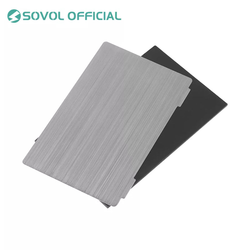 Sovol Upgraded Platform Resin Magnetic Flexible Steel Plate Flex Build Bed for ANYCUBIC Photon/Photon S/Photon Mono/Qidi/ SLA 3D