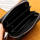 New Arrivals Monogrammed Initial Letters Genuine Saffiano Leather Wallet Zipper Luxury Men Women Short Purse Bifold t Coin Purse