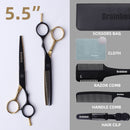 Brainbow 5.5' /6.0' Professional Hair Scissors Japan Hairdressing Barber Scissors Thinning Cutting Shears Haircut Hair Style
