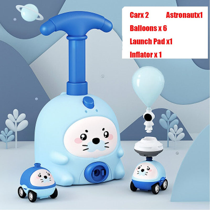 Puzzle Education Toy cars Air aerodynamic launcher Balloon power Cars toys for boys Science Experiment Children Gift for kid boy