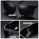 GM Neuankömmlinge Schwarze polarisierte Holzsonnenbrille für Herren Bambus-Sonnenbrille Rote UV400-Gläser Modische Fahrbrille Karton S5523