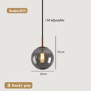 Modern Glass Pendant Lights Gold Black Hanging Lamps For Ceiling Dining Table Bedroom Dining Room Glass Ball Pendant Lighting
