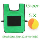 Outdoor Sport Game Props Vest Sticky Jersey Vest Game Vest Waistcoat With Sticky Ball Throwing Toys For Children Kids Sports Toy