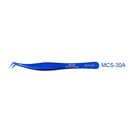 VETUS Professional Makeup Eyelash Tweezers For Volume Eyelash Extension Blue Eyebrow Tweezers Excellent Closure Beauty Tool