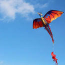 Neuer Kinder-3D-Dinosaurier-Drachen 100M Einleiner mit Schwanz Drachen Outdoor-Spaßspielzeug Familie Outdoor-Sportspielzeug Kindergeschenk