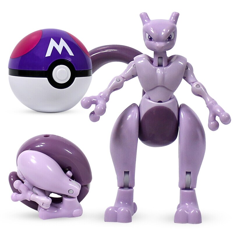 Pokemon Figures Ball Variant Model Pikachu Jenny Turtle Pocket Monsters Action Figure Toy Christmas Gift Box