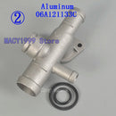 Aluminium alloy Cooling Coolant Hose Connector Supercharger Pipe fit For Golf MK4 Bettle A3 S3 TT Seat Leon 1.6 1.8T