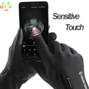 Outdoor Winterhandschuhe Wasserdicht Thermo Fleece Gefüttert Resistent Touchscreen Rutschfest Motorradfahren