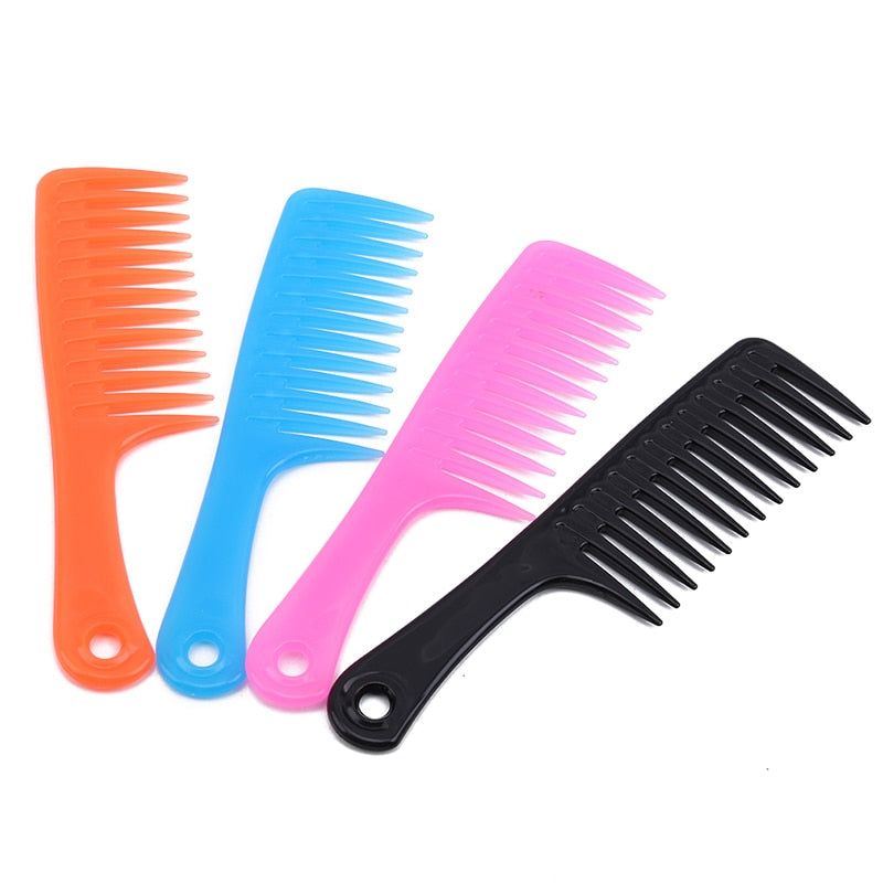 4 Colors Grove Hairdressing Comb Heat Resistant Woman Wet Detangle Curly Hair Brushes Pro Salon Styling Tools Hair Brush Comb