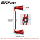 EKFan Aluminum Alloy Fishing Reel Handle 120mm Length 8*5mm Hole Size For Baitcasting Fishing Reel Rocker Fishing Accessory
