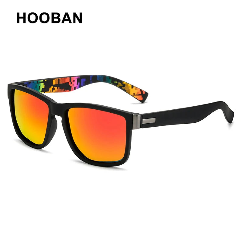 Classic Sports Polarized Sunglasses Men Women Fashion Square Male Sun Glasses Stylish Summer Blue Green Shades Goggle UV400