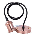 The Edison Halo | Vintage E27 Pendant Lamp Holder, 6 Finishes