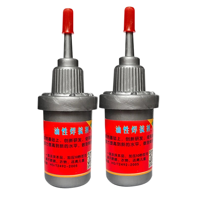 New Multi Purpose Adhesive Glue Plastic Wood Metal Rubber Tire Repair Glue Soldering Agent Metal Welding Flux 0.5 Fl Oz Vc