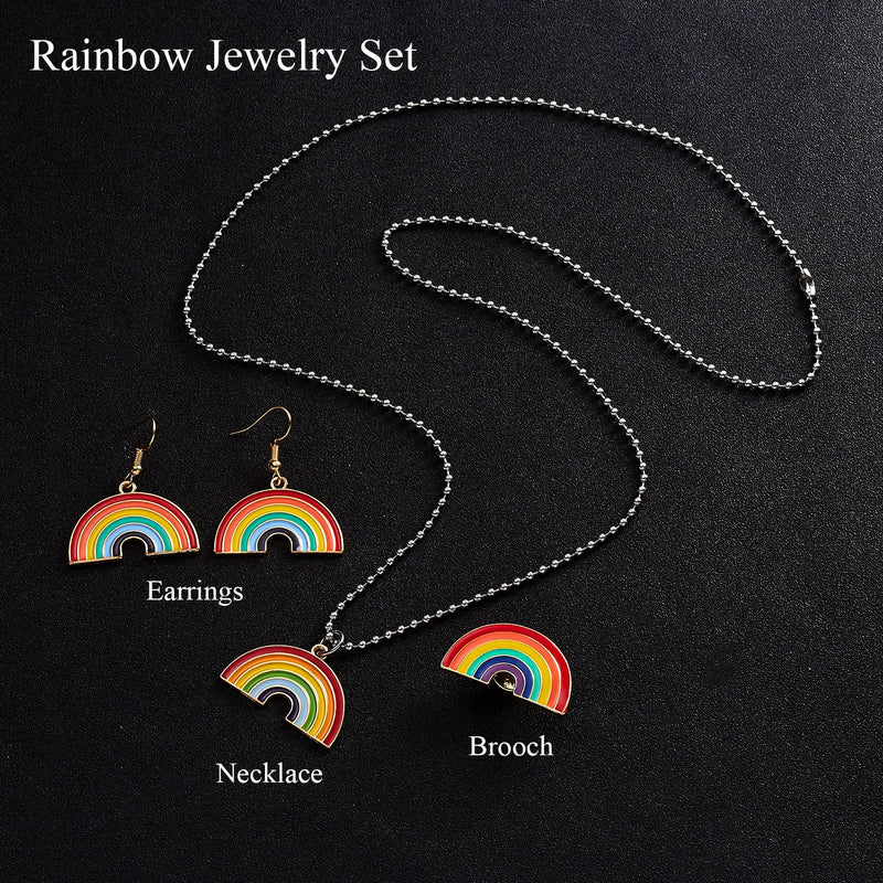 2021 Classic LGBT Rainbow Flag Earring Gay Pride Charm Alloy Enamel Dangle Earrings for Men Women Fashion Jewelry Brincos Gift