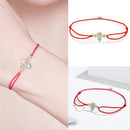 BISAER 925 Sterling Silber Runde Glücksblaue Böse Augen Liebe Herz Offene Armreifen Damen &amp; Mädchen Silber Armbänder Mode Schmuck