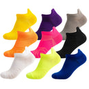 Athletische Sport-Knöchelboot-Socken Nylon Outdoor Basketball Fahrrad Laufen Fußball Atmungsaktive Rutschfeste Bonbonfarbene Kurzsocken