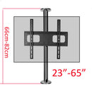 2019 new DL-A10M-66 23"-65" stainless steel LCD TV stand mounts bracket in Partition wall 360 rotate height adjust 66cm 82cm70cm