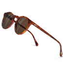 Gregory Peck OV5186 Vintage Round Men Sunglasses Frame Transparent Trendy Cicle Sunglasses for Women Polarized Round Sunglasses
