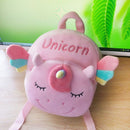 Cartoon Rainbow Unicorn Kids School Bags for Girls Soft Plush Kids Bag Kindergarten Toddler Children School Backpack for boys