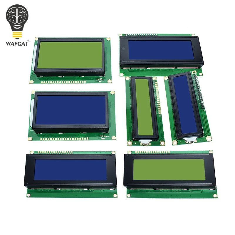 LCD1602 LCD 1602 2004 12864 module Blue Green screen 16x2 20X4 Character LCD Display Module HD44780 Controller blue black light