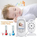 VB601 Baby Monitor 2 inch BeBe Babi Electronic Babysitter Radio Video Nanny Camera Night Vision Temperature Monitoring 8 Lullaby