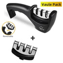 Knife Sharpener 3 Stages Kitchen Sharpening Stone Grinder knives Whetstone Tungsten Diamond Ceramic Sharpener Cooking Tool