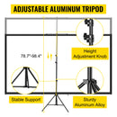 VEVOR 60 70 80 90 100 110 Inch Tripod Projector Screen W/ Stand 16:9 4K HD Portable Home Cinema for Indoor & Outdoor Projection