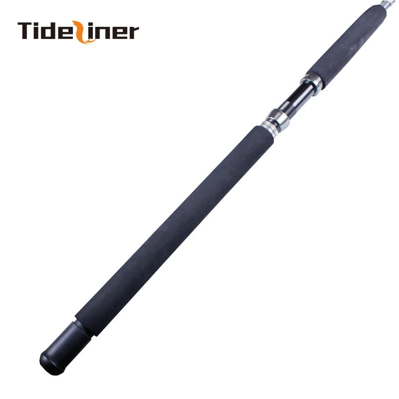 Tideliner 1.98m 2.1m Heavy Duty Trolling Jigging Boat Fishing Rod Quality Raft Pole Cane Saltwater With Rollers