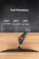 NB F80 Desktop Gas Spring 17-30" LCD LED Monitor Holder Mount Arm Full Motion Display Stand Loading 2-9 Kgs