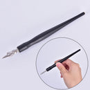 Cartoon Nib Holder Eraser Painting Material escolar Stationery Set Manga Pen Dip Callraphy Drawing Tool 5 Nib+2Holder+1 Eraser