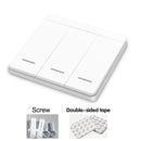 WIFI Mini switch Tuya Smart Life APP Push Button Light Switch RF 433Mhz Wall Panel DIY Relay Module Timer Google Home Alexa