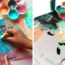 A4 29 * 21cm bicycle Mandala DIY Stencils Wall Painting Scrapbook Coloring Embossing Album Decorative Paper Card Template