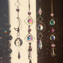 Prism Suncatcher,Hanging Window Crystals,Rainbow Light Catcher,Crystal Sun 50mm Catcher,Summer Gift,Octagon Beads