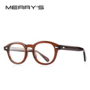 MERRYS DESIGN Classic Acetate Glasses Frame For Men Women Fashion Myopia Prescription Glasses Frames Optical Eyewear S2546